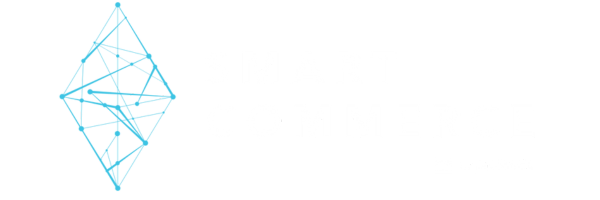 Smart Commerce tapahtuman logo BIG by Professio valkoinen