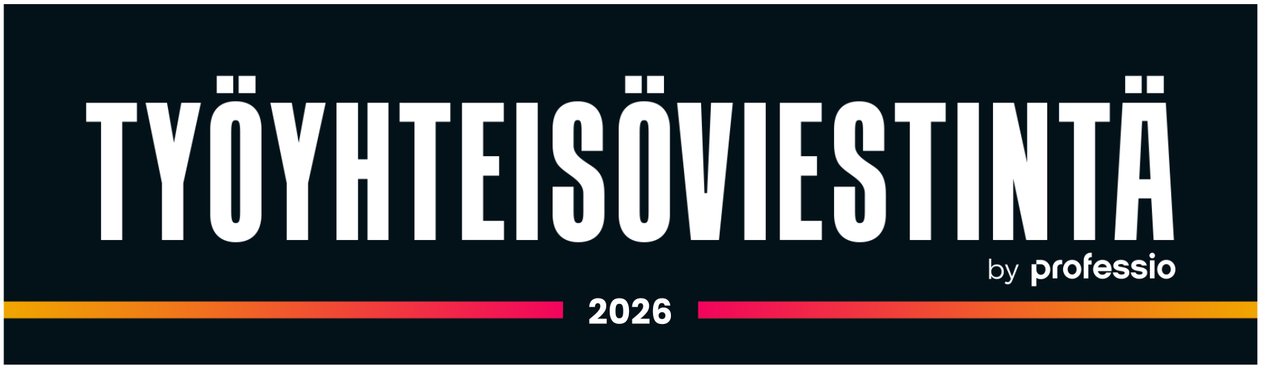 Työyhteisöviestintä 2026 logo, by Professio